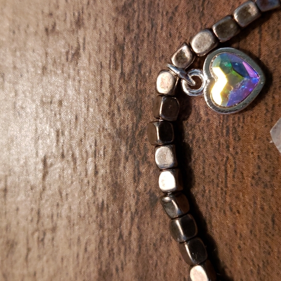 Alex and Ani Prints of Love Multi Charm Stretch Bracelet - Picture 3 of 4